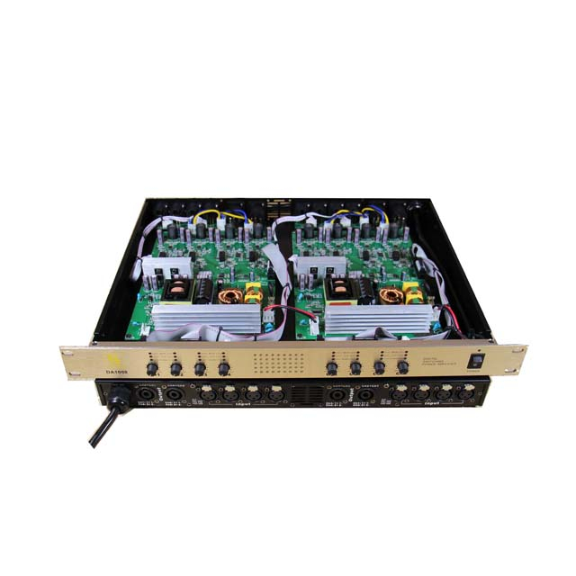 DA1008 8 kênh Bộ khuếch đại công suất 1U Địa chỉ công cộng Class-D