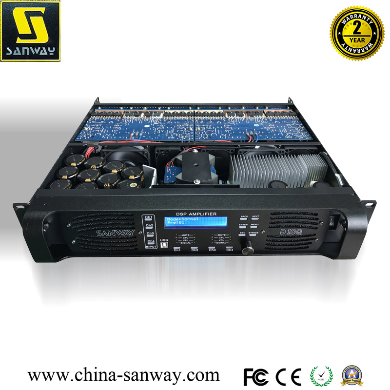 Bộ khuếch đại kỹ thuật số DSP 4CH D10Q