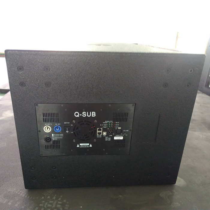 Thiết kế hộp loa siêu trầm Q-SUB Single 18 "Pro Audio PA