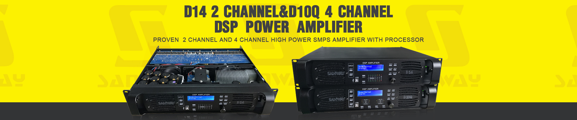 Sanway DSP power amplifier 