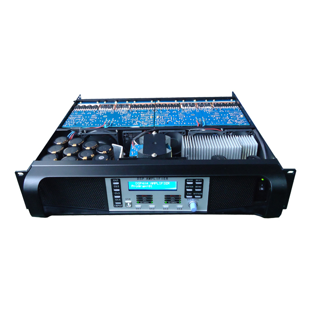 Bộ khuếch đại công suất DSP kỹ thuật số chuyên nghiệp 4 kênh DSP-10KQ