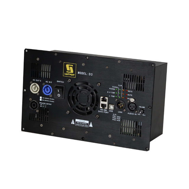 D3 1800W+900W+900W Lớp D 3Ch Mô -đun khuếch đại DSP cho loa hoạt động