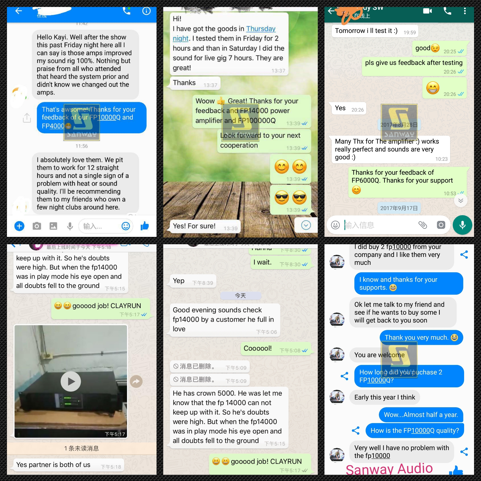 Phản hồi bộ khuếch đại FP Series