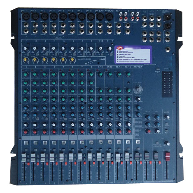 Máy trộn công suất chuyên nghiệp MG166FX / CX / CX-USD