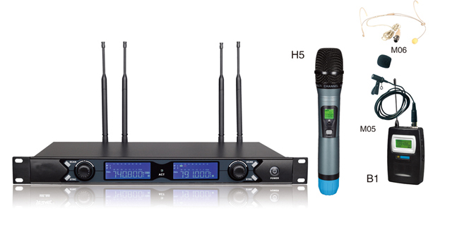 S20 Kênh kép UHF Micrô không dây S