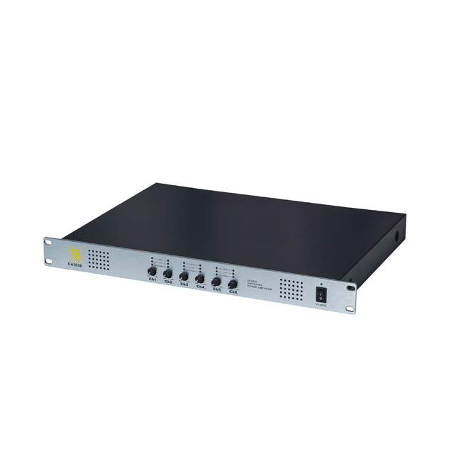 DA2006 1U Class D 6CH 300W 4 ohms Audio Karaoke Mosfet Power Amplifier