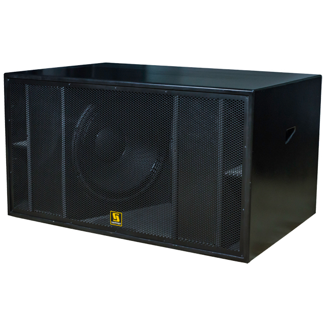 Hộp loa siêu trầm chuyên nghiệp công suất lớn 18 inch kép L-8028