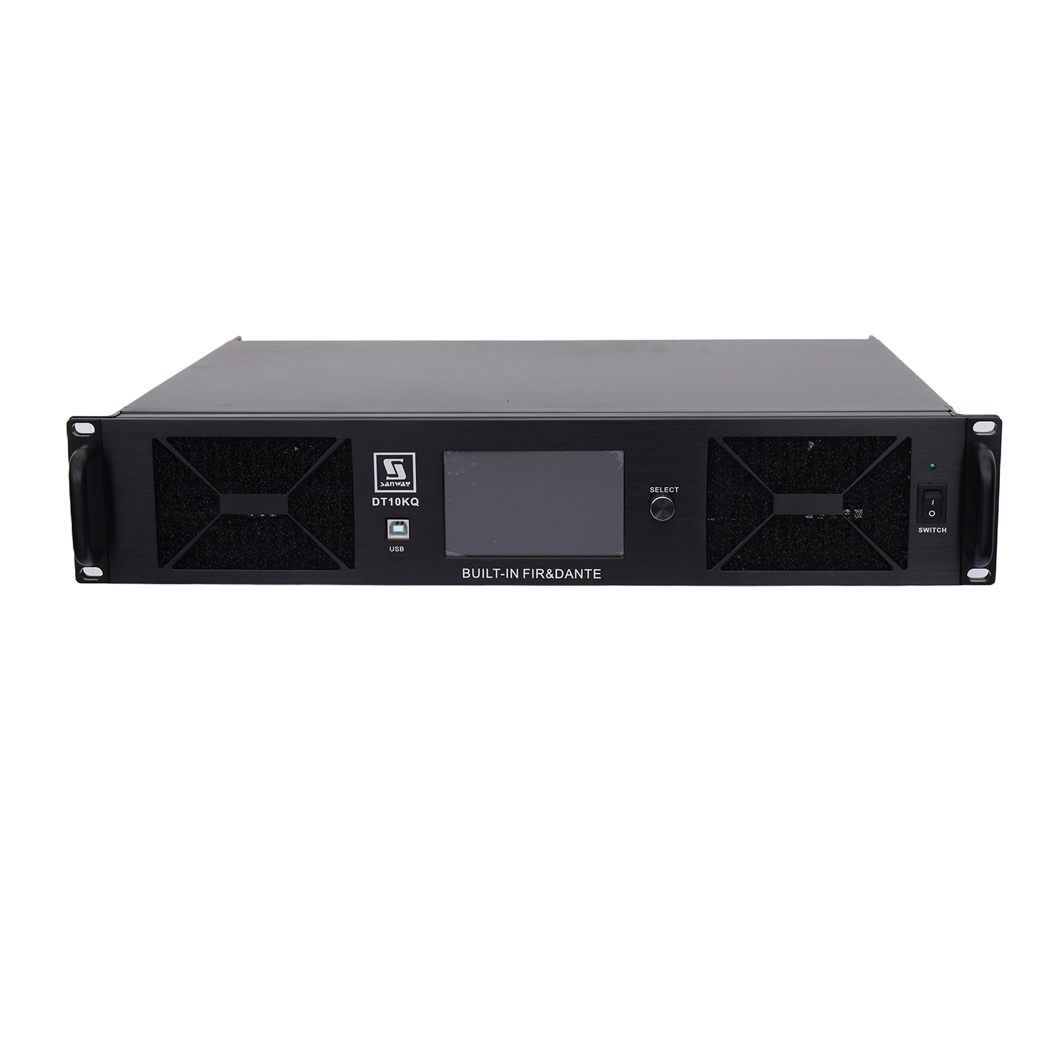 DT10KQ Professional 4 Channel 10000W DSP FIR Power Actifer với Dante