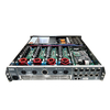 D80 16000W High Power Class D DSP 4 kênh Bộ khuếch đại năng lượng cho loa mảng dòng