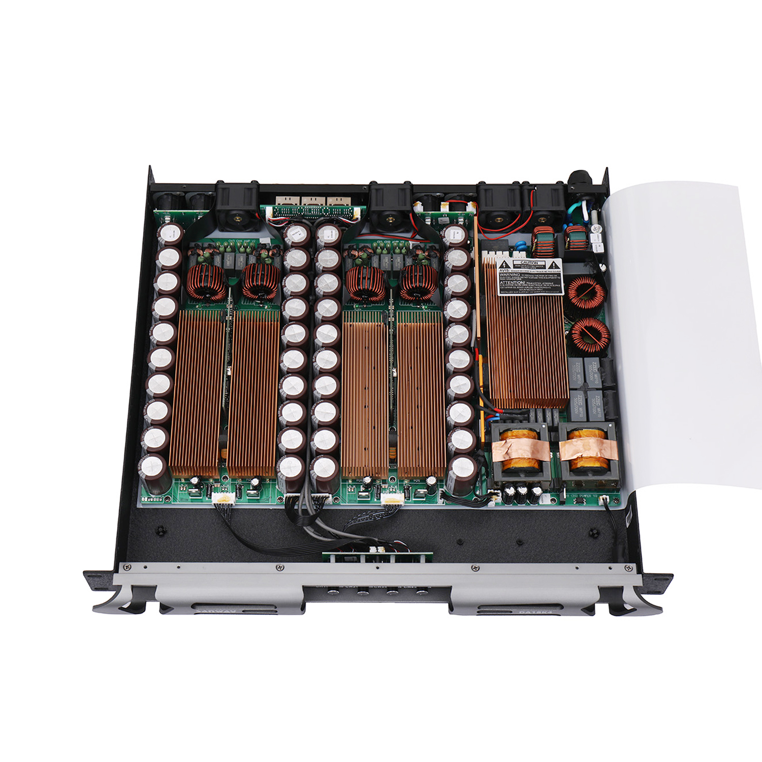 DA18K4 18000W 4 Kênh 1U Lớp D Bộ khuếch đại công suất âm thanh âm thanh nổi