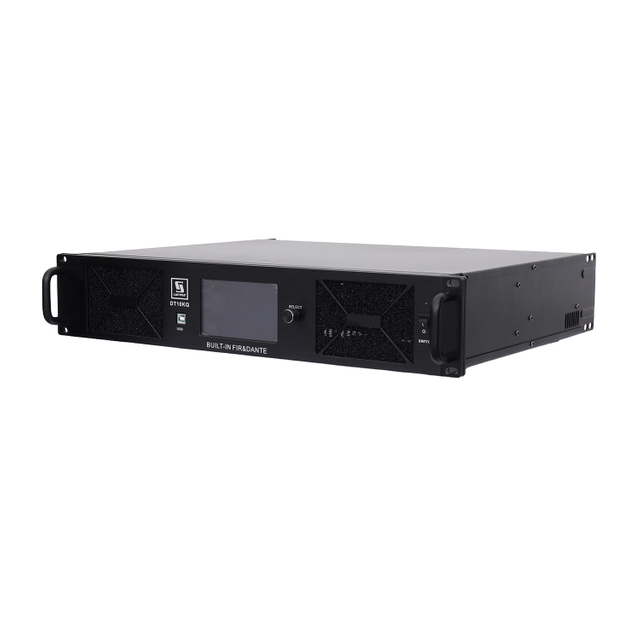 DT10KQ Professional 4 Channel 10000W DSP FIR Power Actifer với Dante