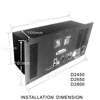 D2800 2CH DSP Mô-đun khuếch đại được hỗ trợ tích hợp